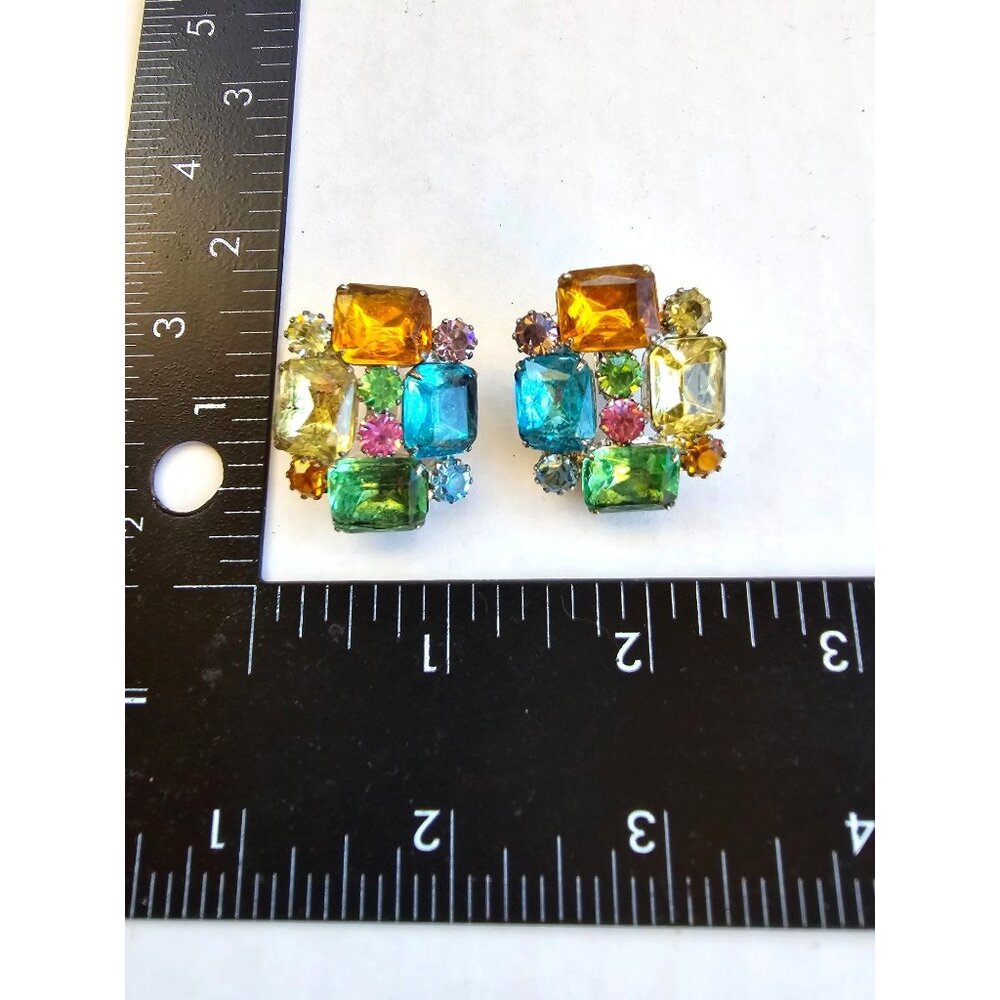Spring Statement Earrings Gemstone Beautiful - image 2